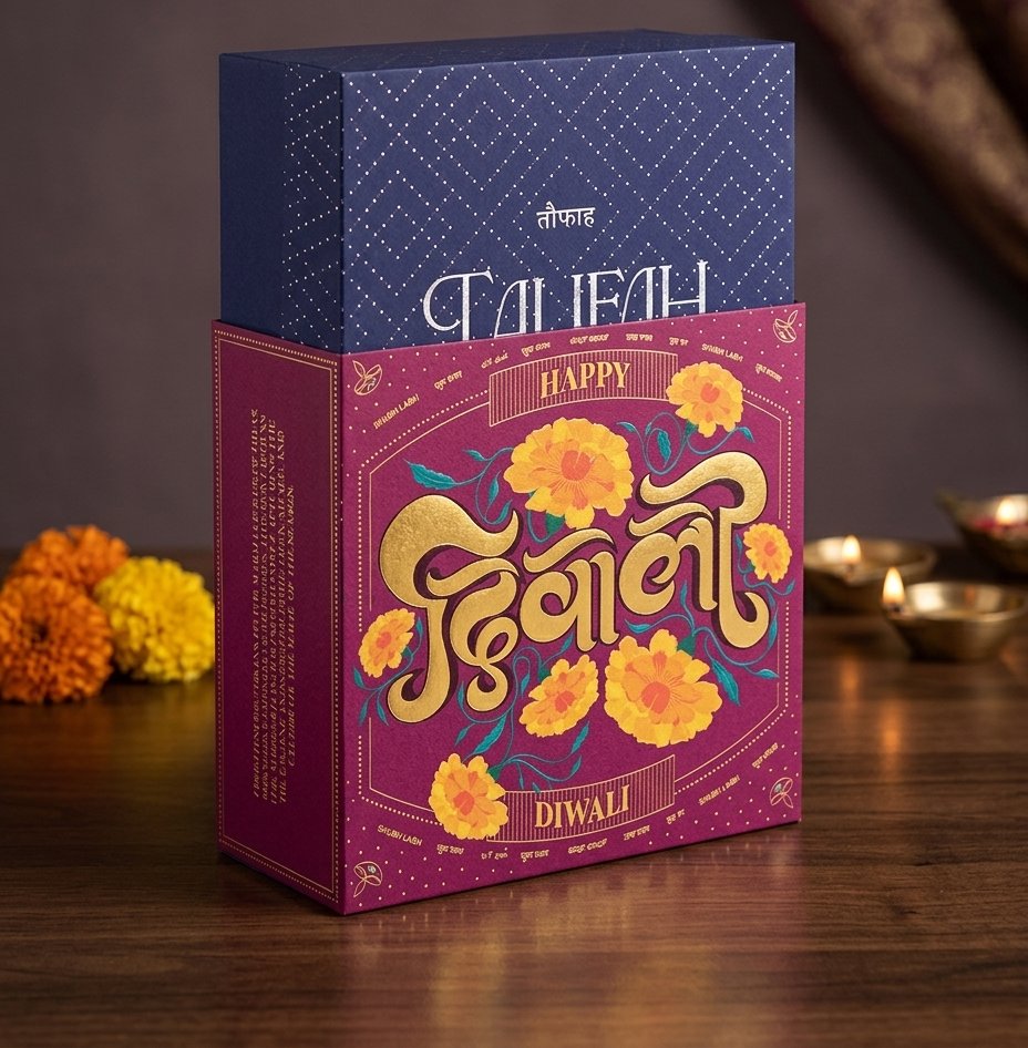 Taufah box with sleeve