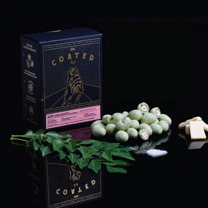 Curry Leaf White Chocolate Cashews